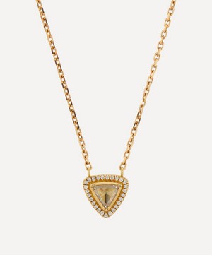 Brooke Gregson - 18ct Gold Diamond Pavé Pendant Necklace image number 0