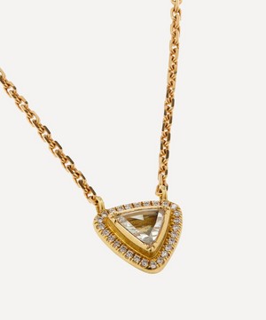 Brooke Gregson - 18ct Gold Diamond Pavé Pendant Necklace image number 3