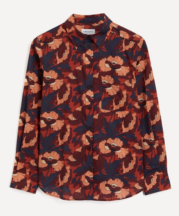 Liberty - Butterfield Poppy Relaxed Shirt image number null
