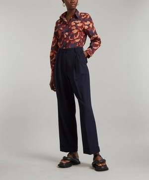 Liberty - Butterfield Poppy Relaxed Shirt image number 1