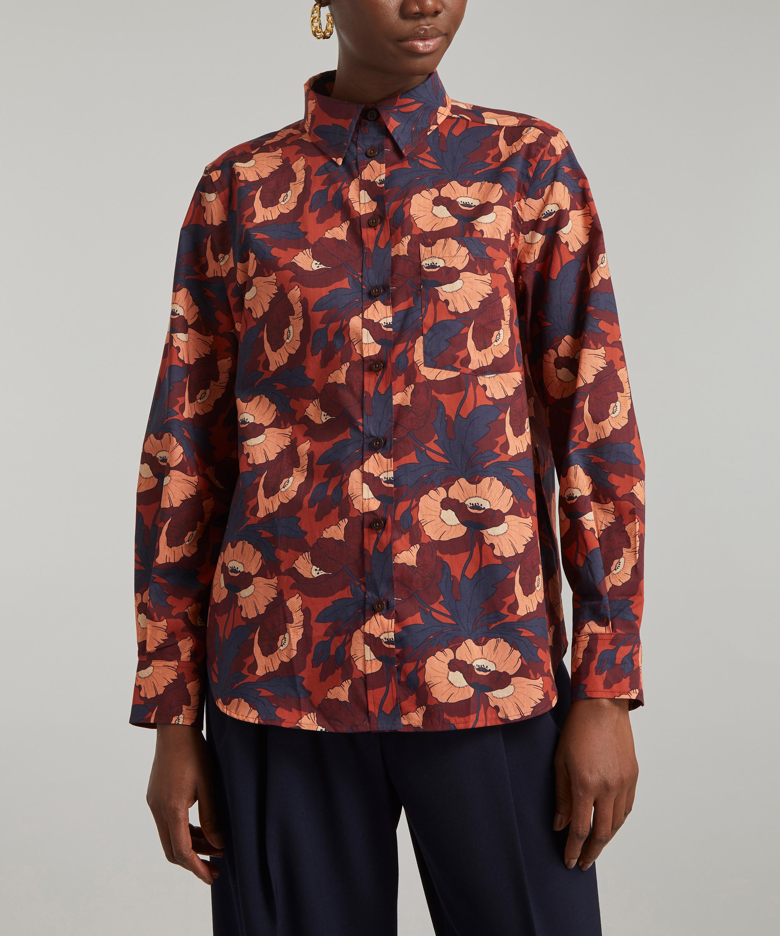 Liberty - Butterfield Poppy Relaxed Shirt image number 2