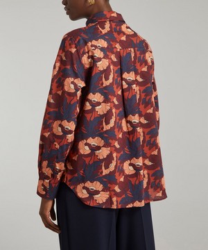 Liberty - Butterfield Poppy Relaxed Shirt image number 3