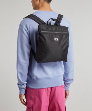 Acne Studios - Logo Plaque Recycled Polyester Backpack image number 6