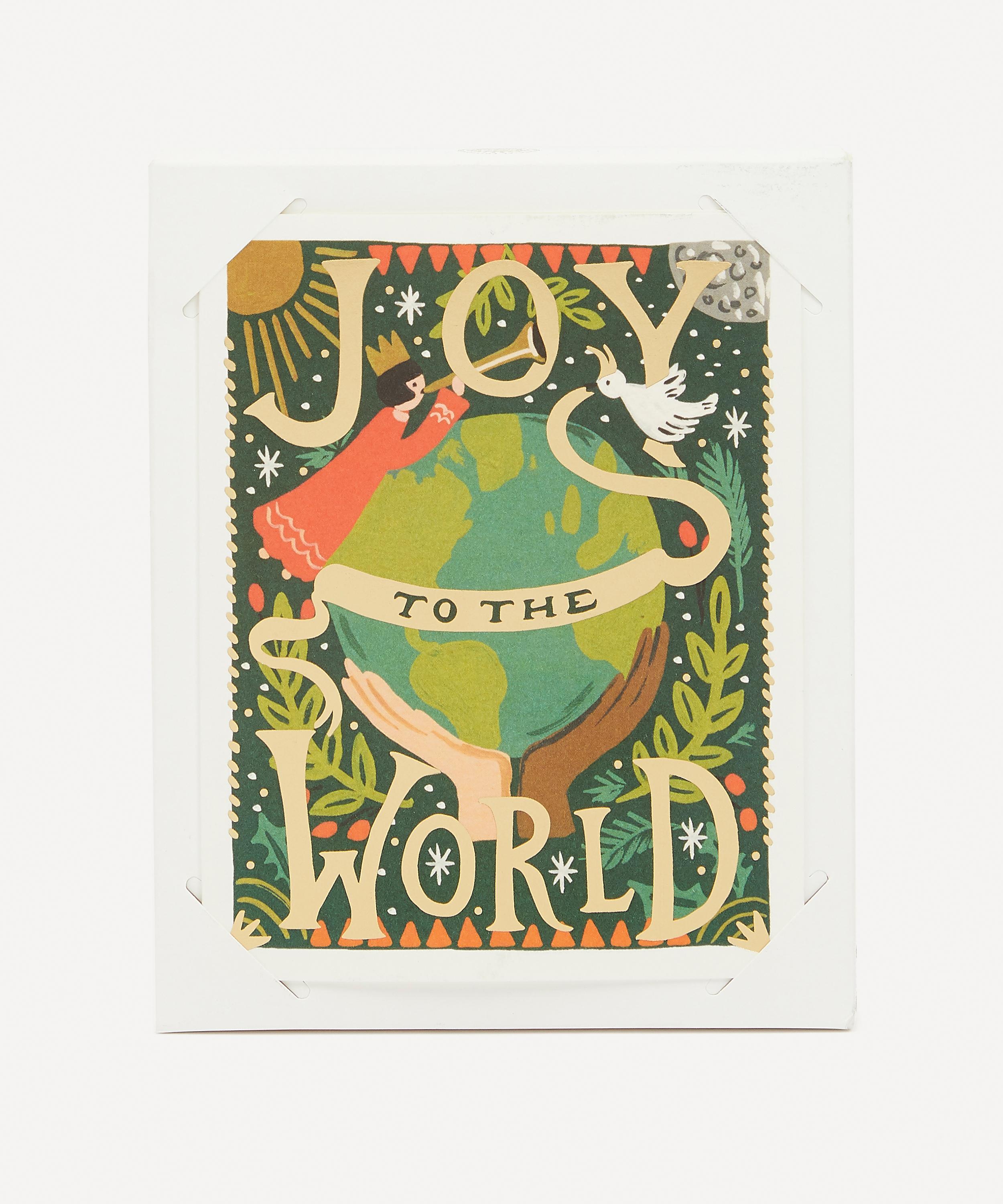 Rifle Paper Co. - Joy To The World Christmas Cards Box of Eight image number 0