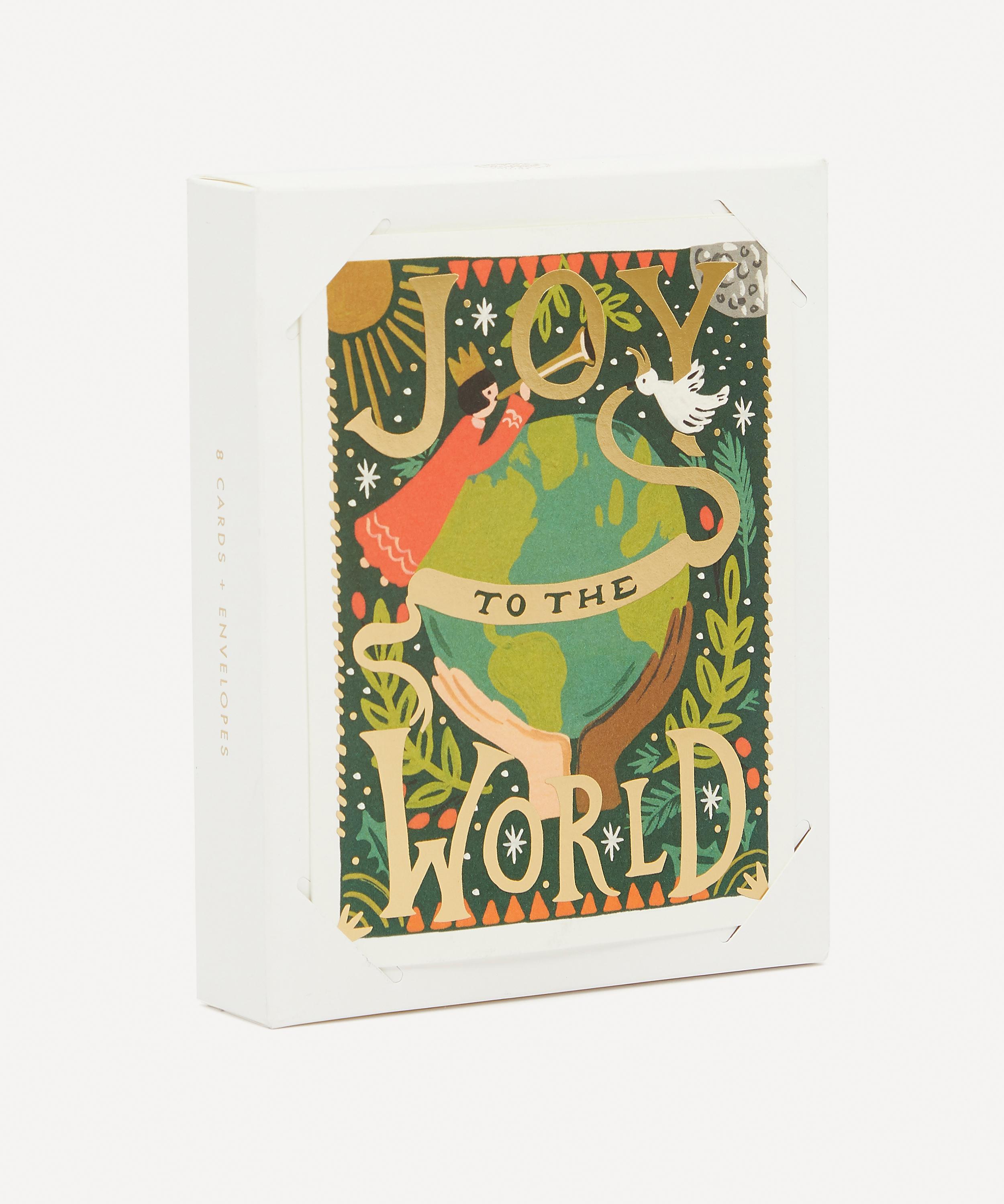 Rifle Paper Co. - Joy To The World Christmas Cards Box of Eight image number 1