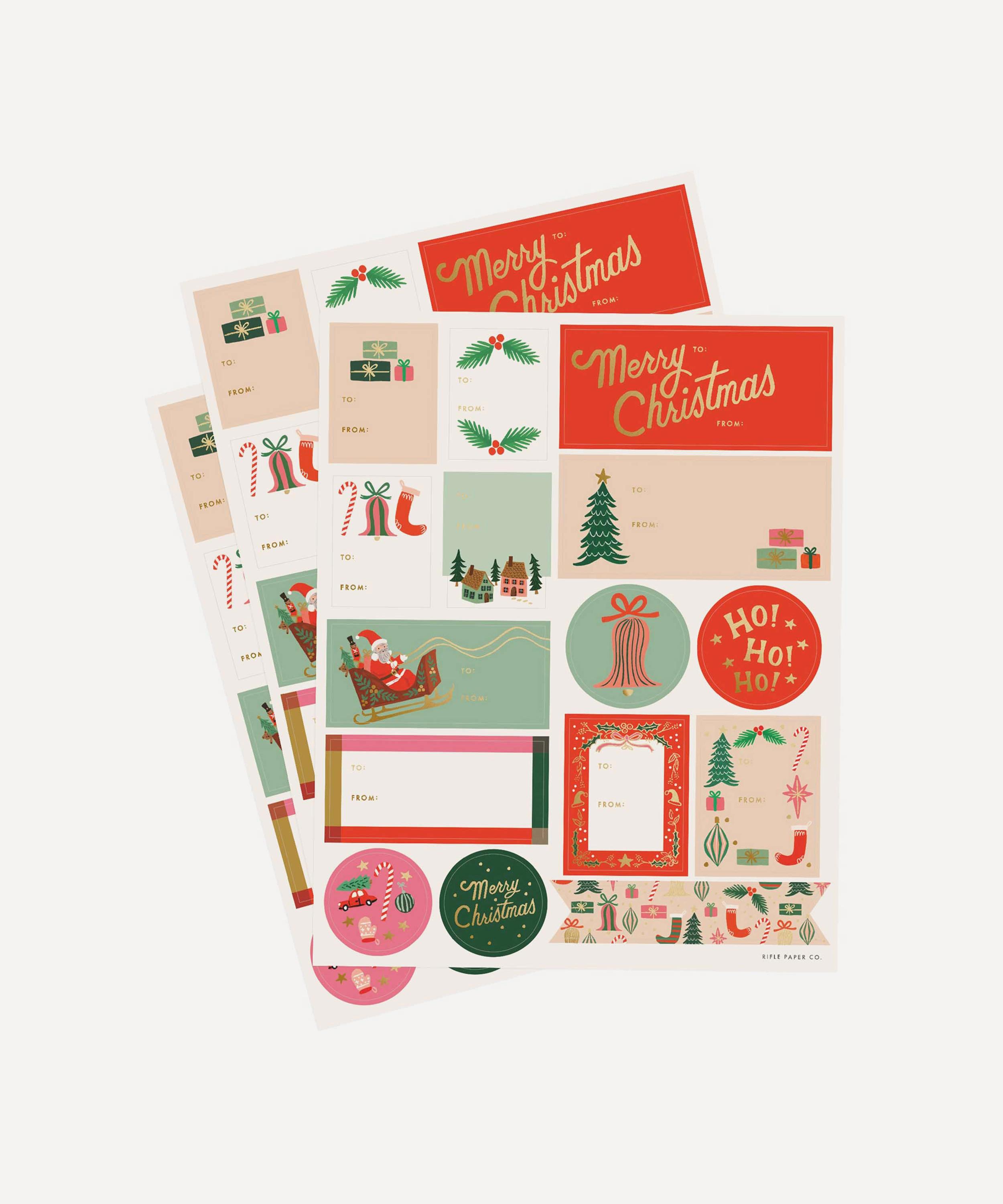 Rifle Paper Co. - Deck The Halls Christmas Stickers image number 0