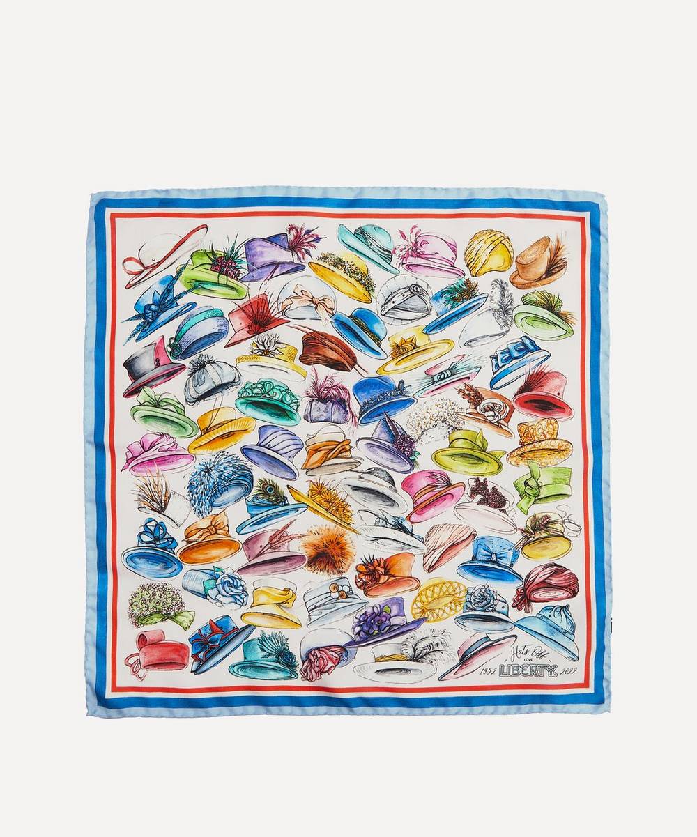 Liberty - Hats Off 45 x 45cm Silk Twill Scarf