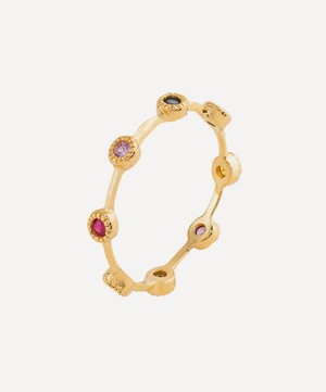Adore Adorn - 14ct Gold-Plated 360 Individual Stacking Ring image number 2