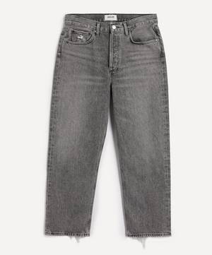 90's Crop Mid-Rise Loose Fit Jeans