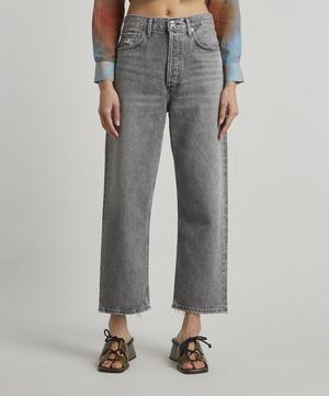 AGOLDE - 90's Crop Mid-Rise Loose Fit Jeans image number 1