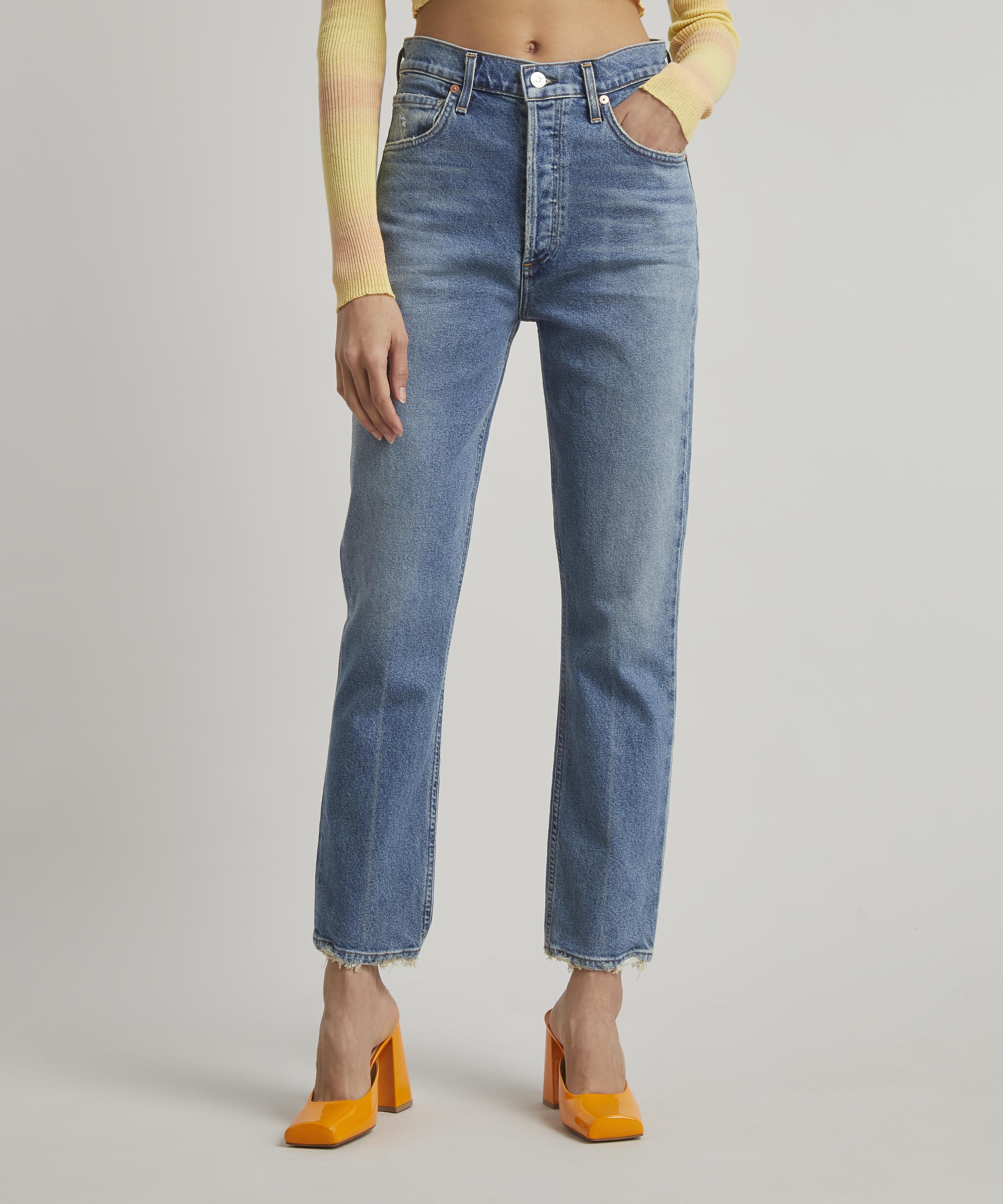 High Rise Vintage Slim Jeans