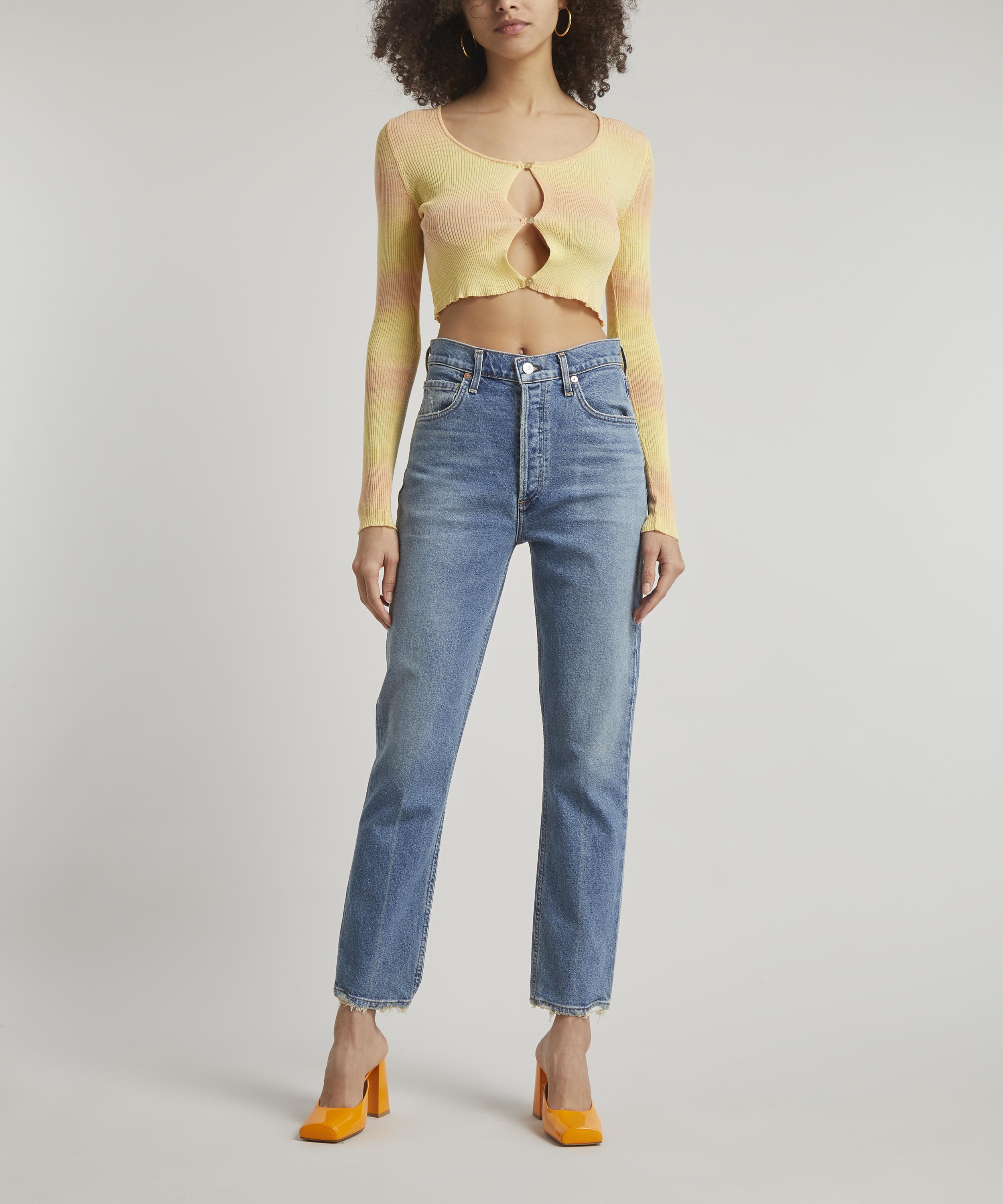 High Rise Vintage Slim Jeans