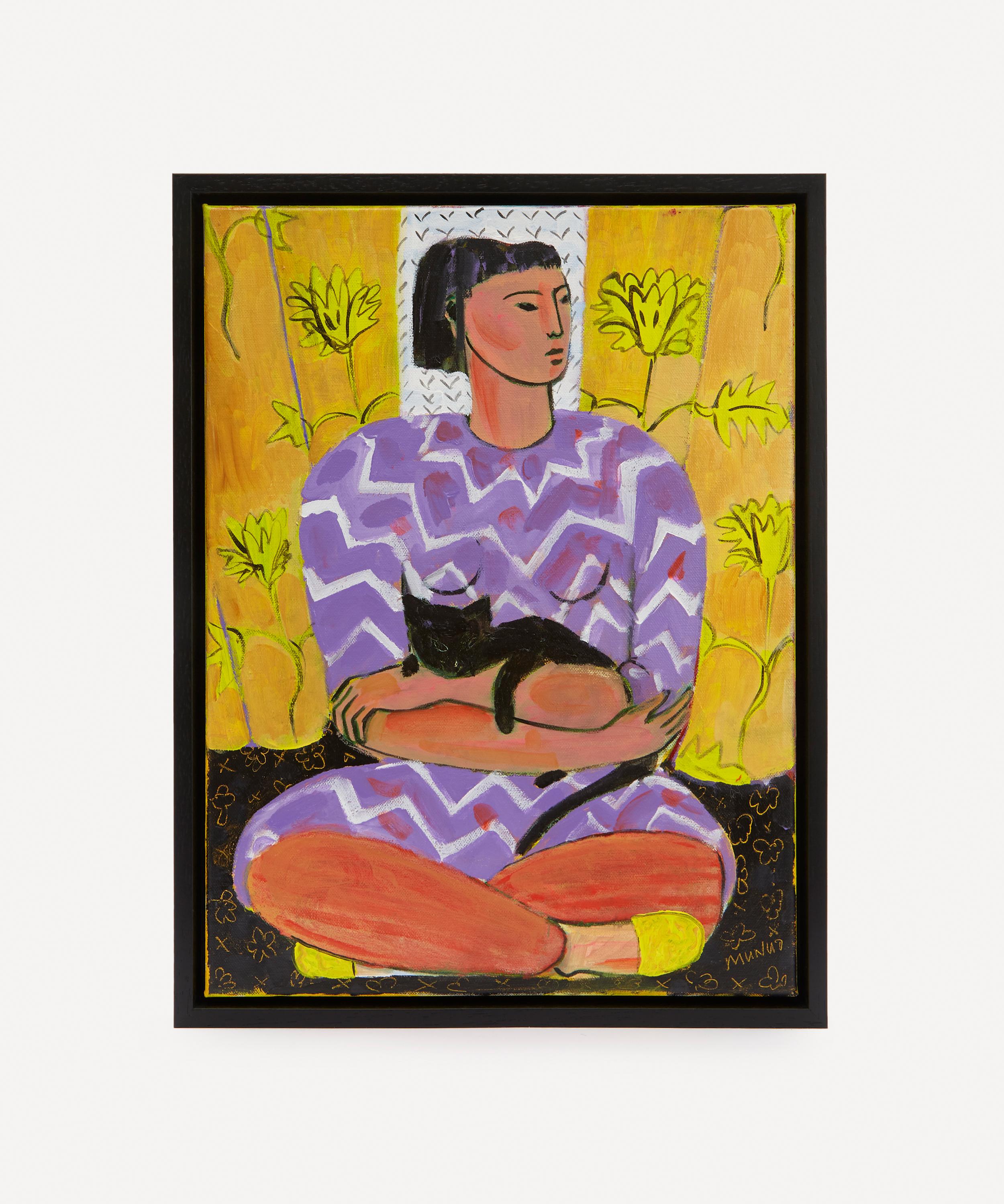 Naomi Munuo - Kitty and Ralph Original Framed Artwork image number 0