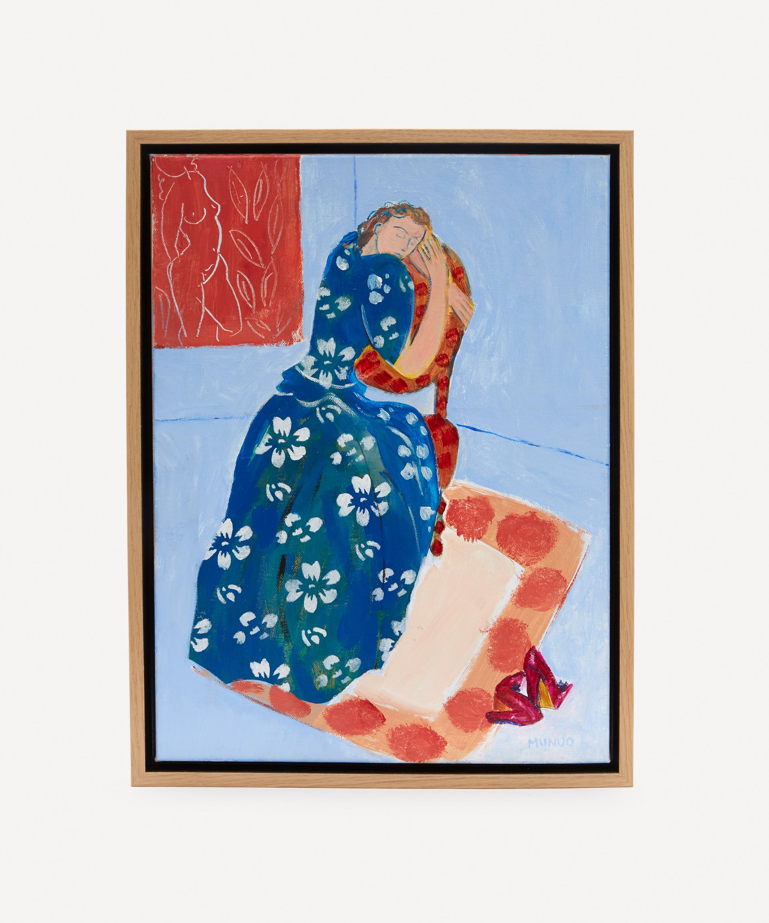 Naomi Munuo - Take Your Shoes Off Baby Original Framed Artwork image number 0