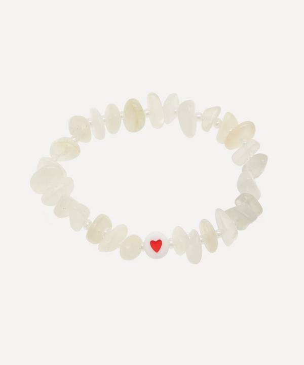 TBalance Crystals - Love Heart Moonstone Crystal Healing Bracelet image number 0