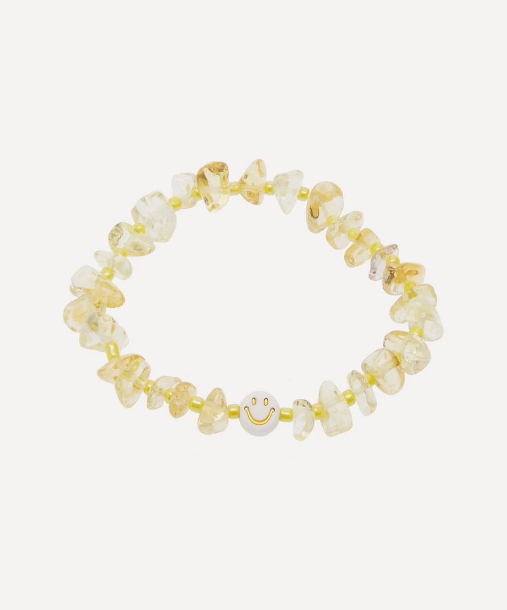 TBalance Crystals - Smiley Gold Citrine Crystal Healing Bracelet