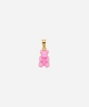 18ct Gold-Plated Nostalgia Bear Matte Resin Charm