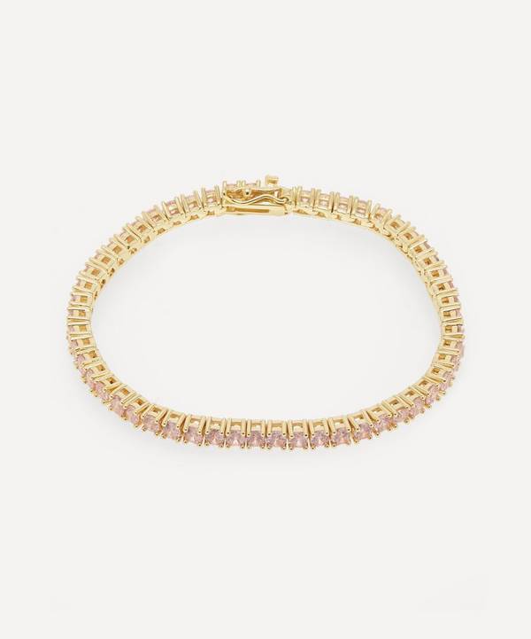 Crystal Haze - 18ct Gold-Plated Serena Crystal Bracelet image number 0