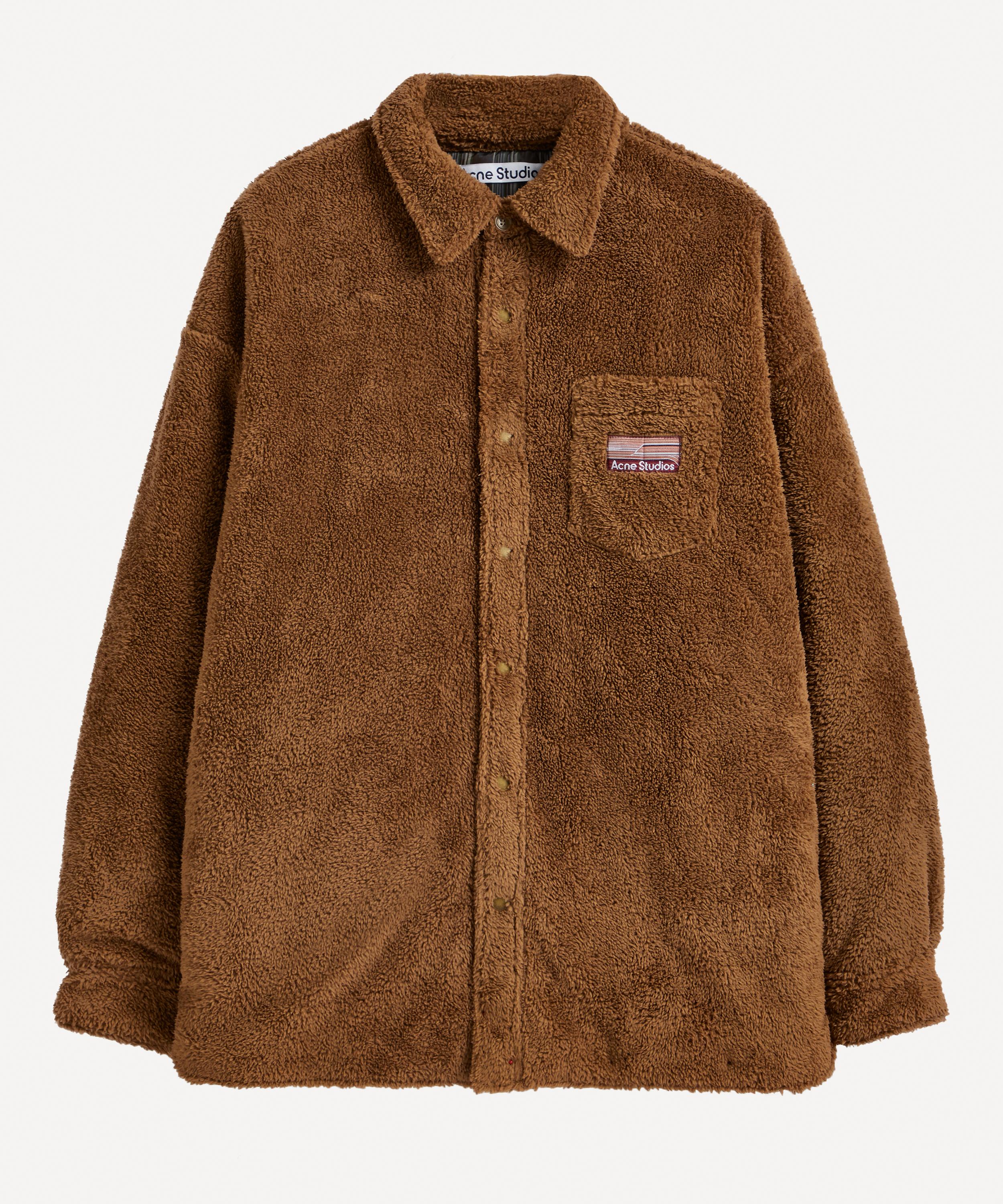 Acne Studios Soft Teddy Overshirt | Liberty