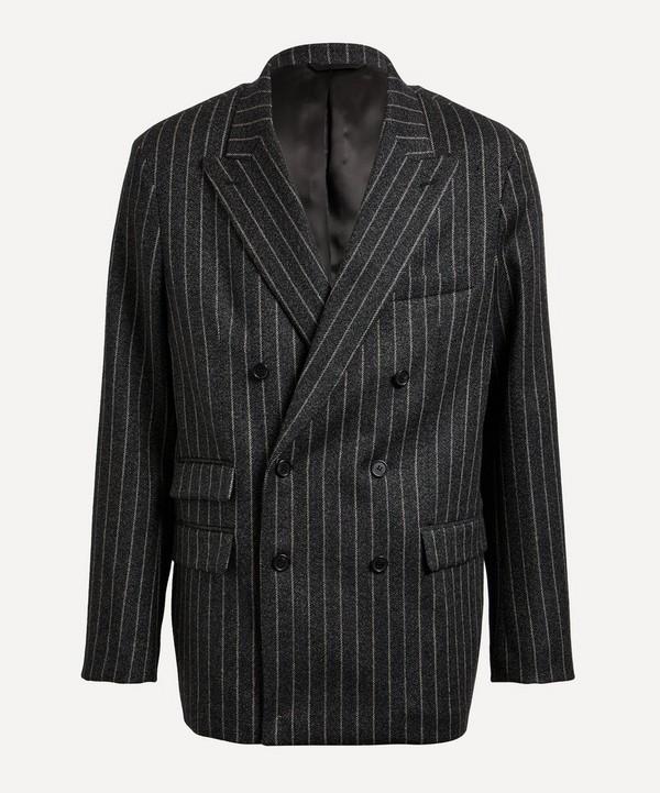 Acne Studios - Double-Breasted Pinstripe Jacket image number null