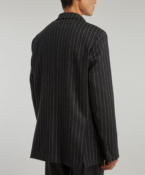 Acne Studios - Double-Breasted Pinstripe Jacket image number 3