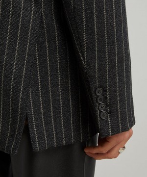 Acne Studios - Double-Breasted Pinstripe Jacket image number 4