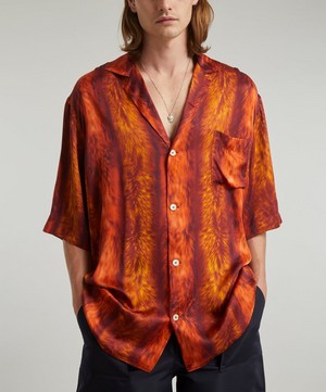 Acne Studios - Fur Print Short-Sleeve Shirt image number 2