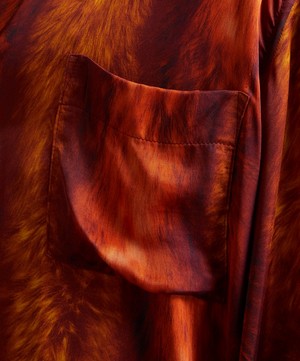 Acne Studios - Fur Print Short-Sleeve Shirt image number 4