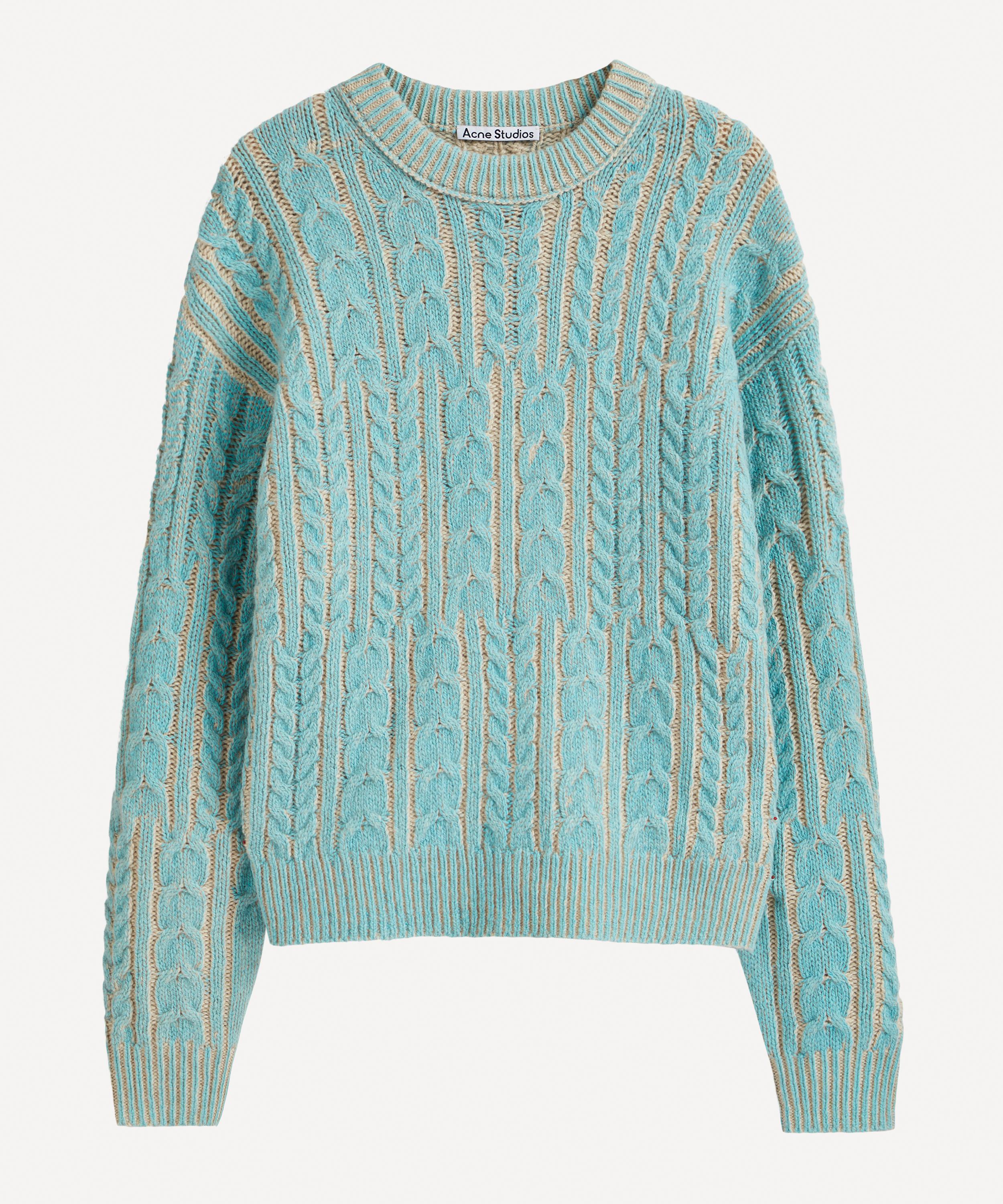 Acne cable knit sweater best sale