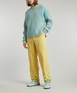 Acne Studios - Crew-Neck Cable-Knit Jumper image number 1