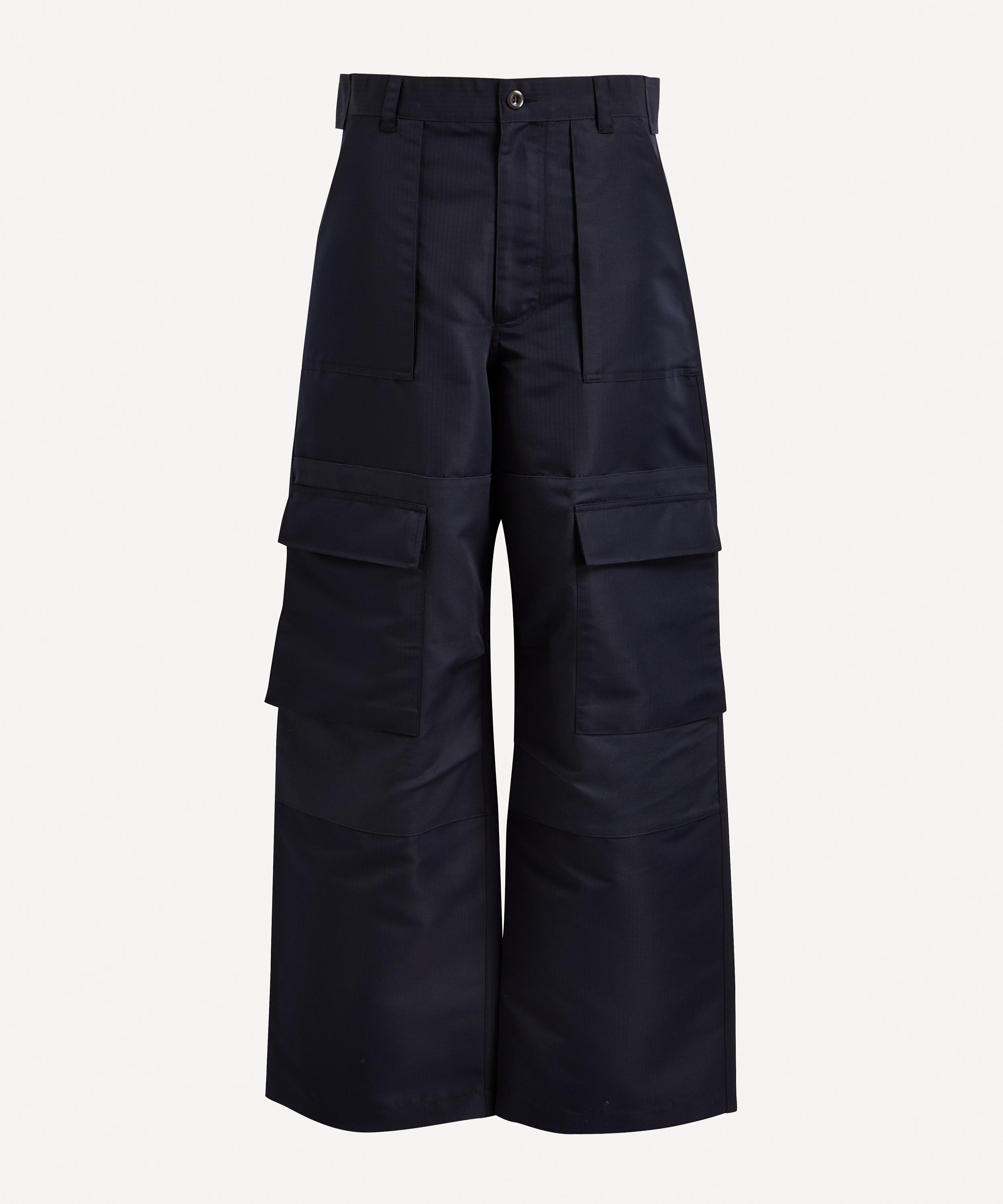 Acne Studios Prudento Cotton Ripstop Pants in Blue for Men