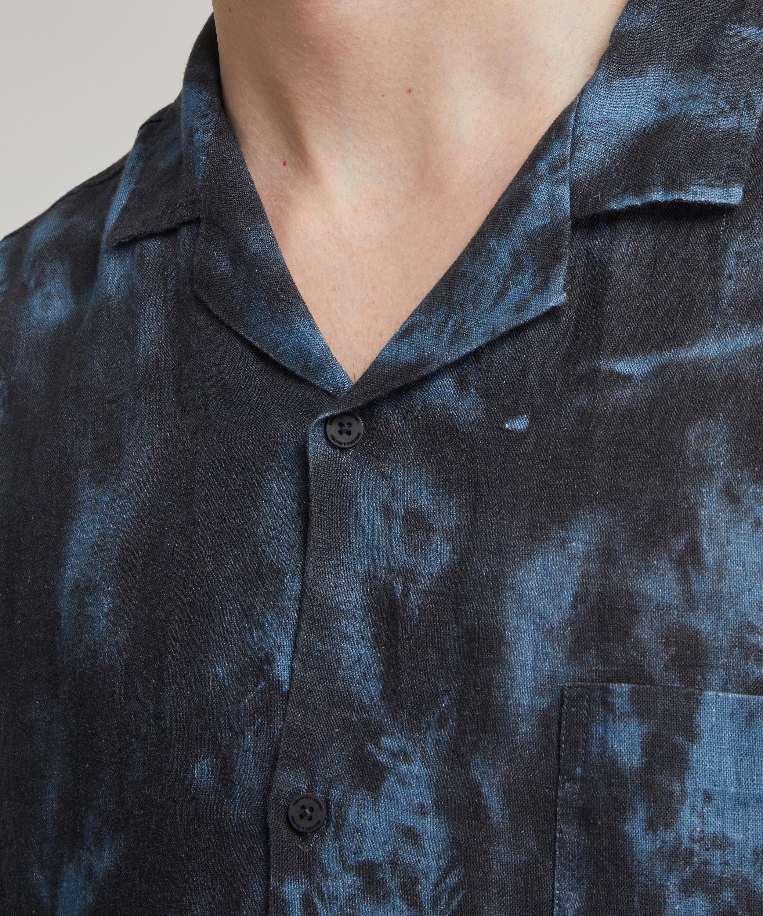 Desmond & Dempsey - Summer Dusk Cuban Pyjama Shirt image number 4