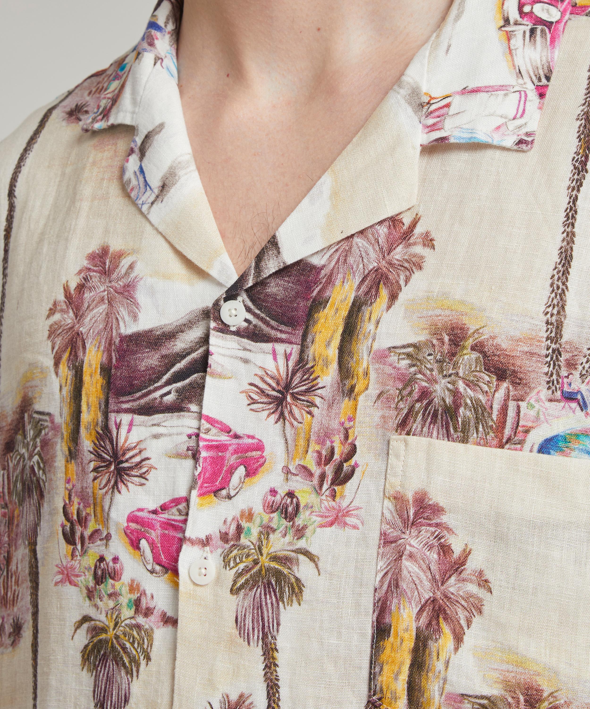 Desmond & Dempsey - The Good Life Cuban Pyjama Shirt image number 4