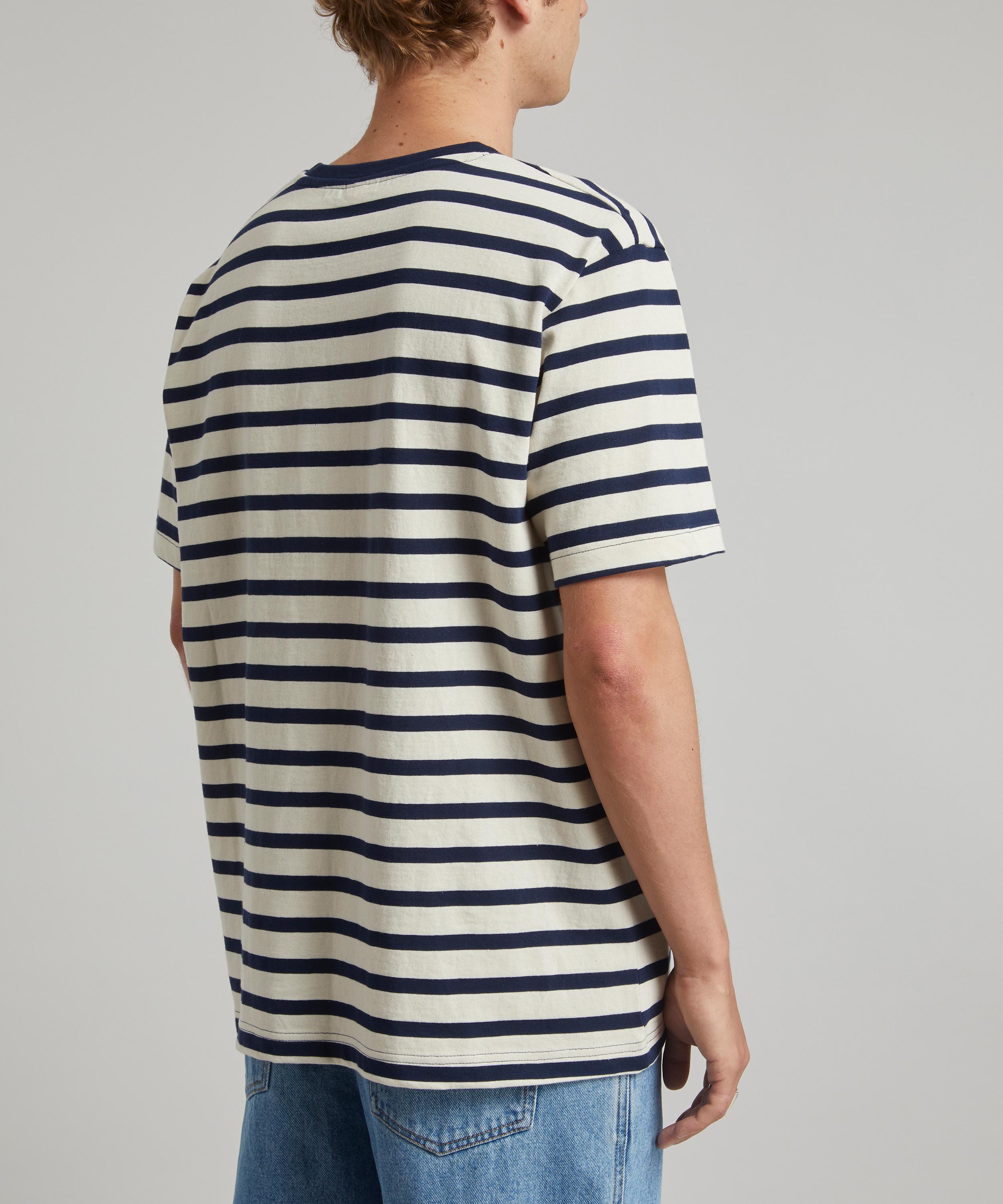 Nudie Jeans - Uno Breton Stripe T-Shirt image number 3