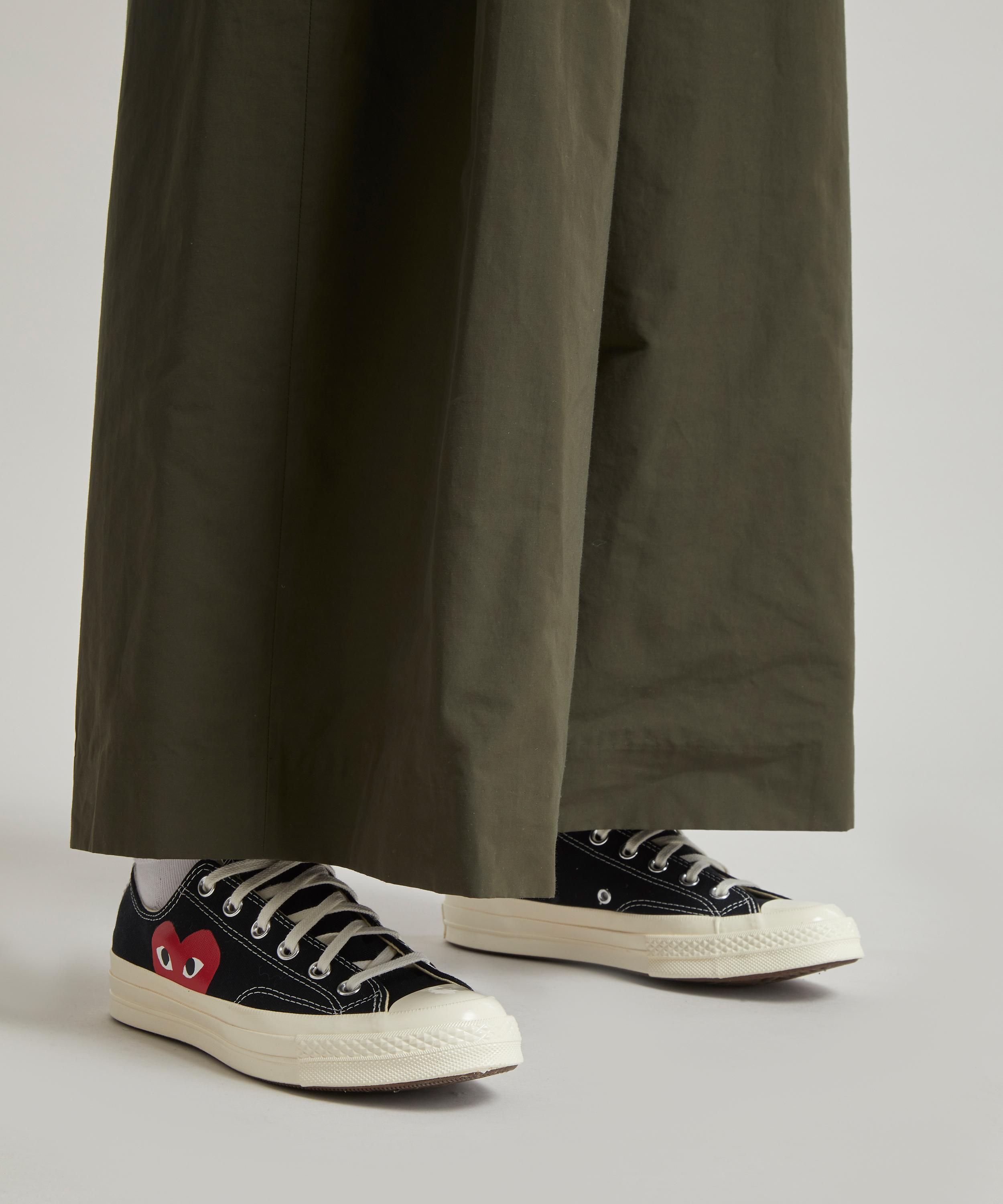 Comme des Garçons Play - x Converse 70s Canvas Low-Top Trainers image number 1