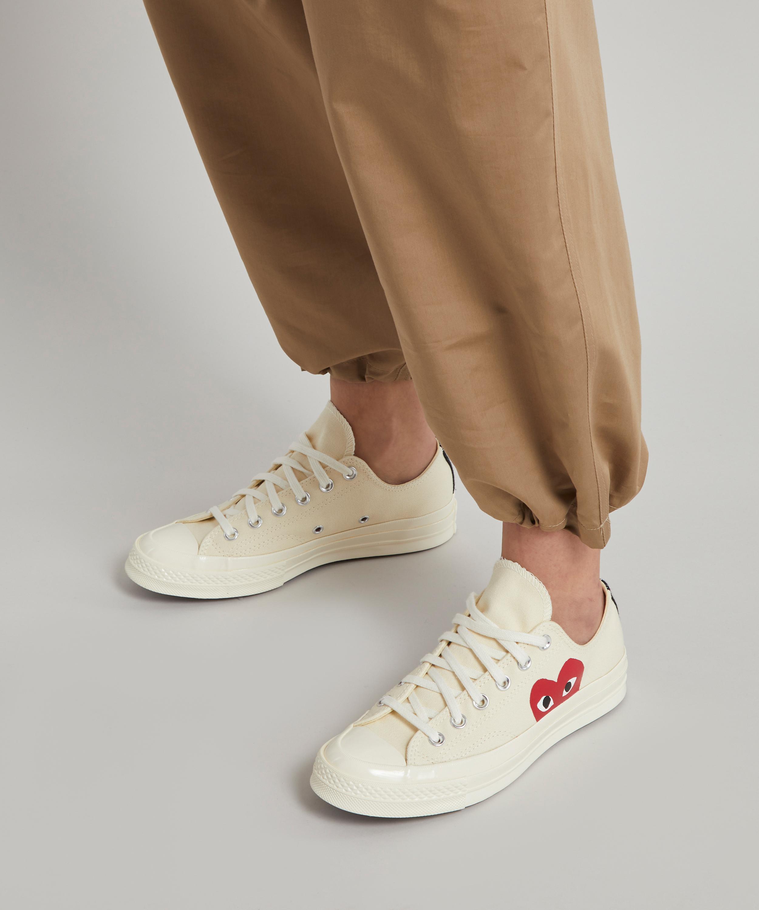 Comme des garcons store play converse khaki