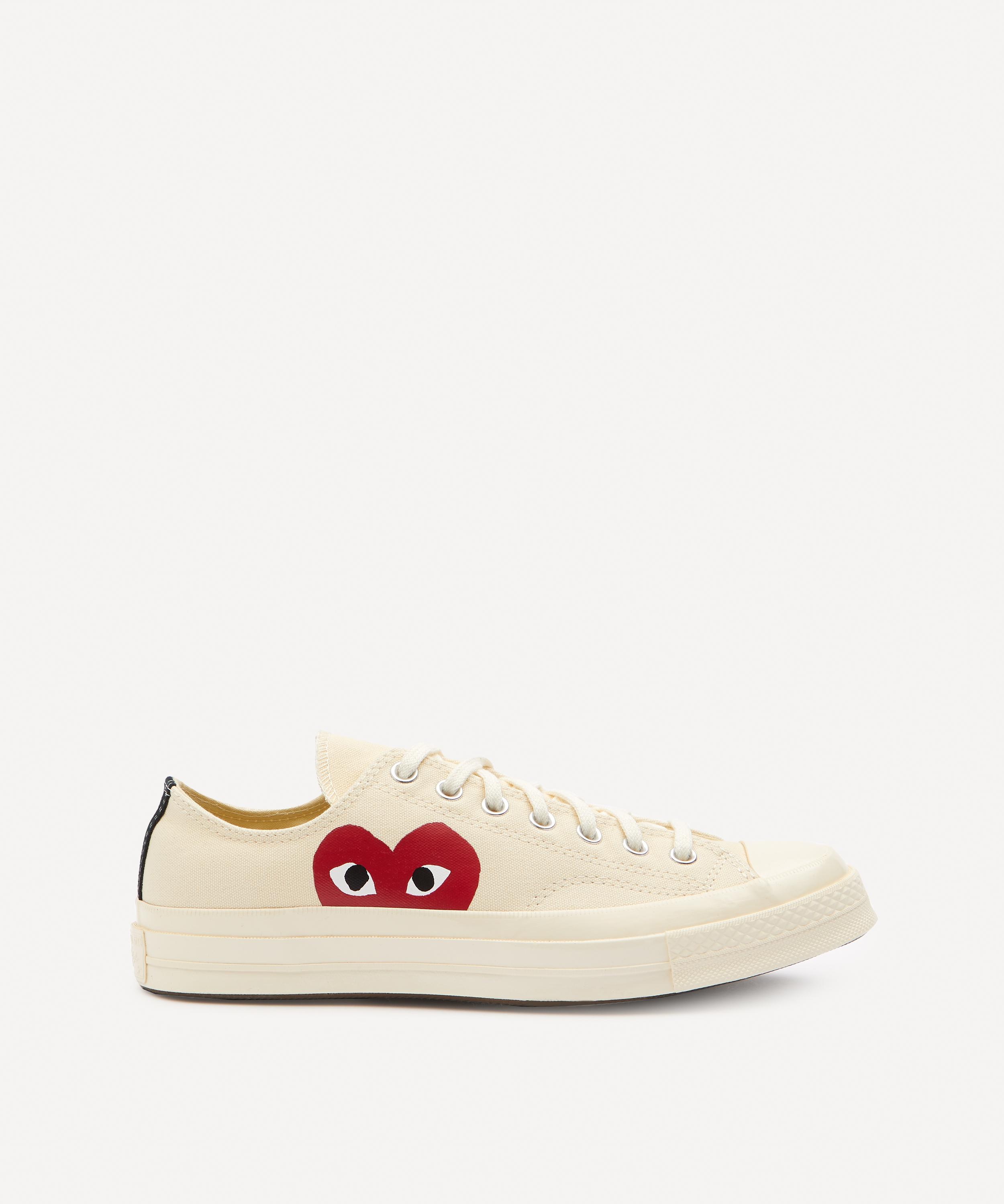 Comme des Gar ons Play x Converse 70s Canvas Low Top Trainers