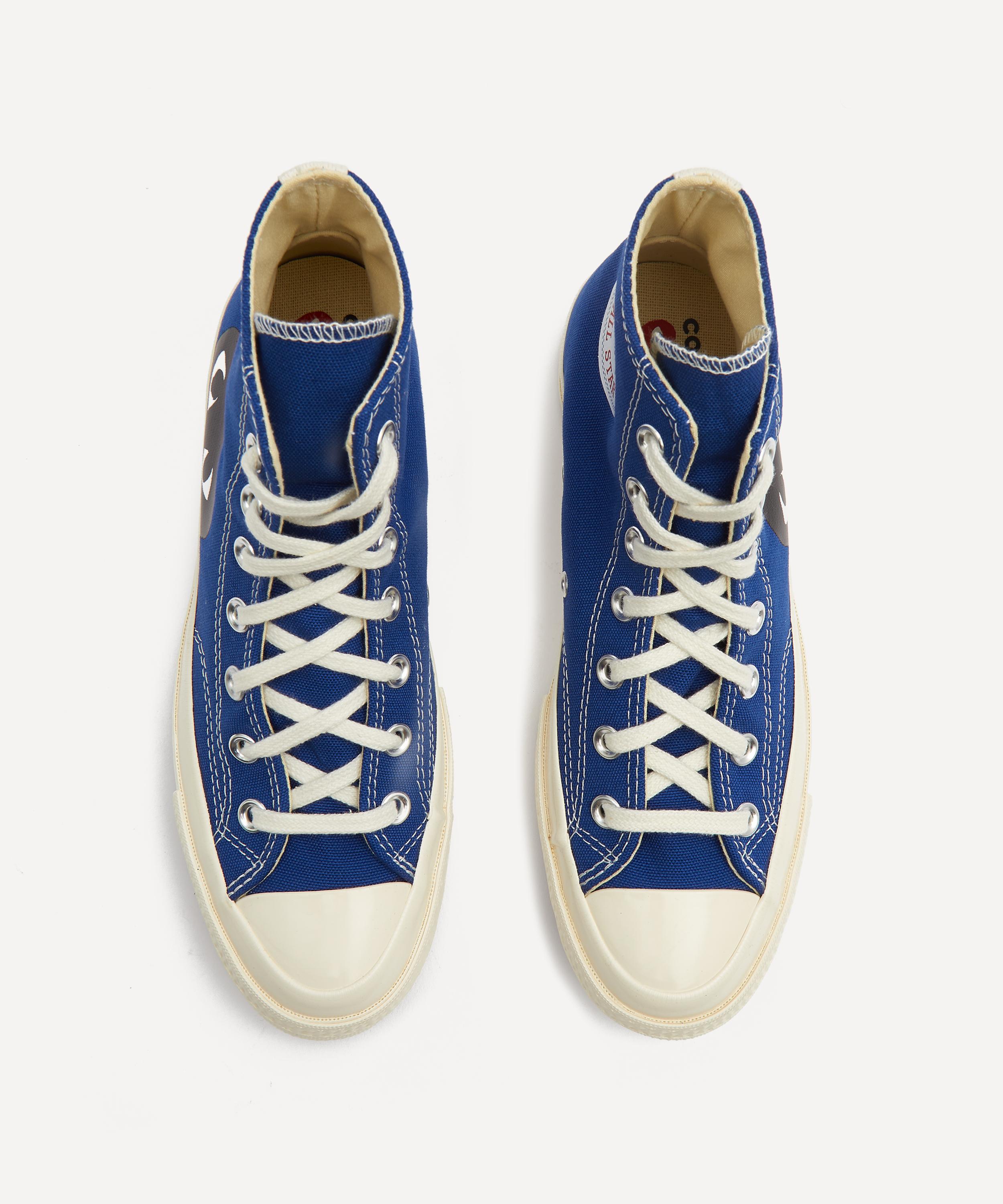 Comme des Garçons Play - x Converse 70s Hi-Top Canvas Trainers image number 2