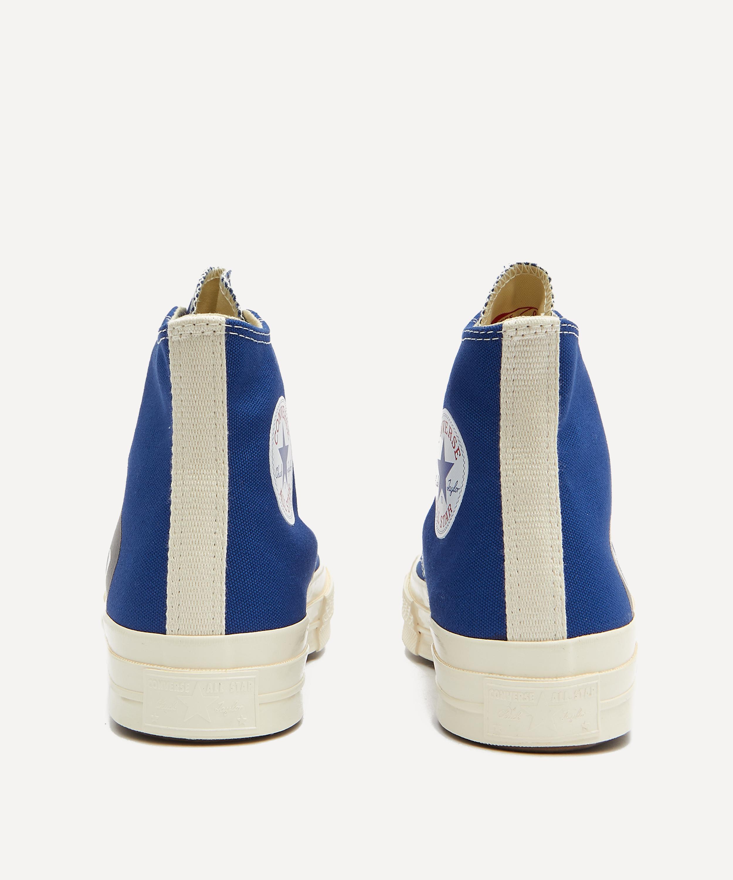 Comme des Garçons Play - x Converse 70s Hi-Top Canvas Trainers image number 4