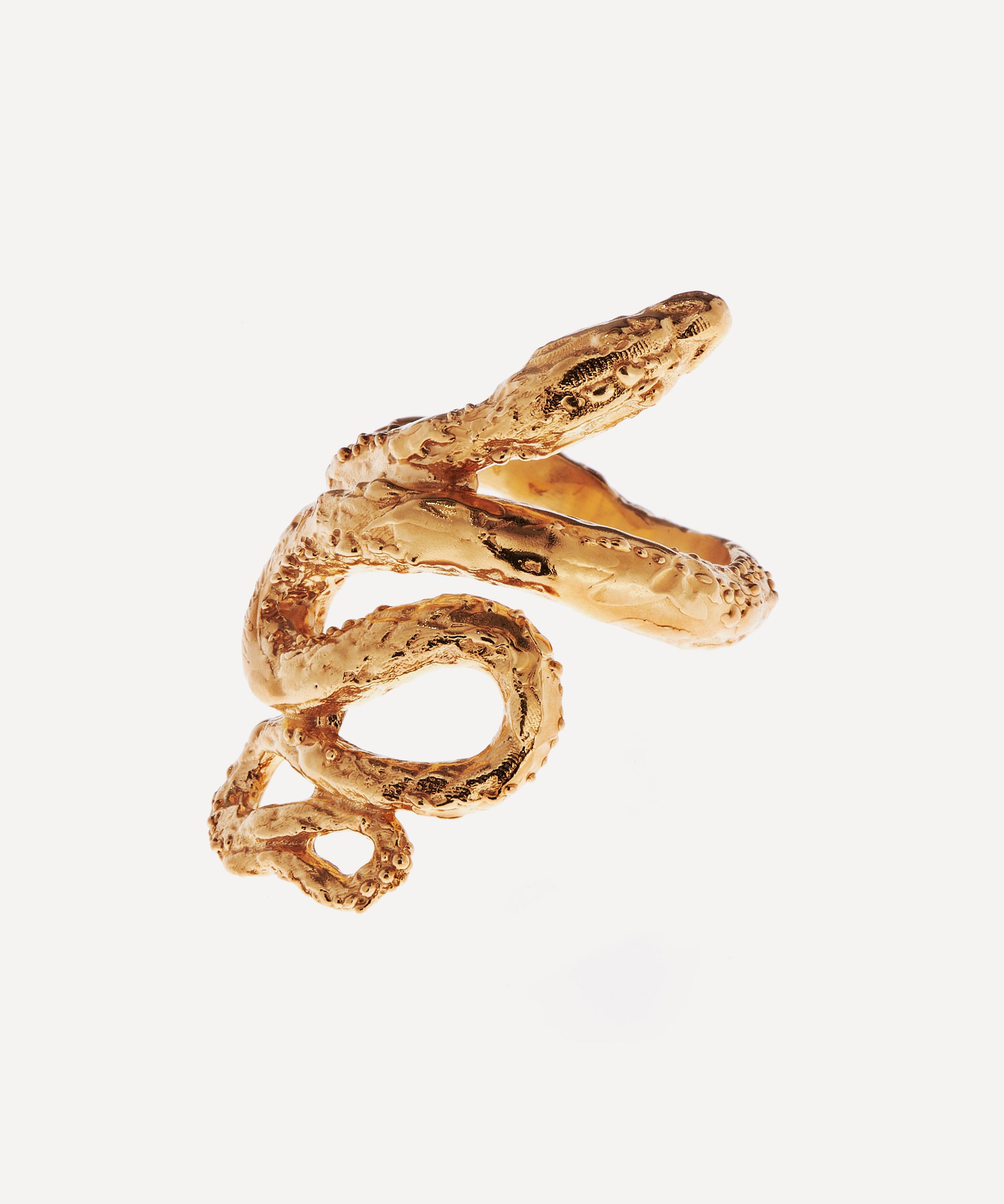 Alighieri - 24ct Gold-Plated Medusa Ring image number 0