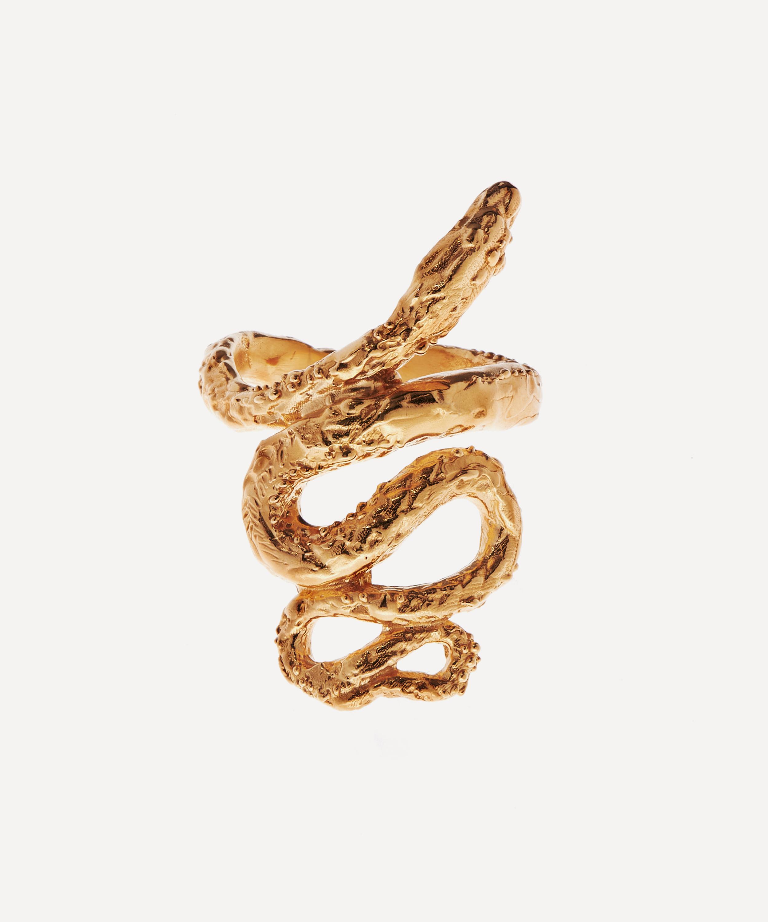 Alighieri - 24ct Gold-Plated Medusa Ring image number 2
