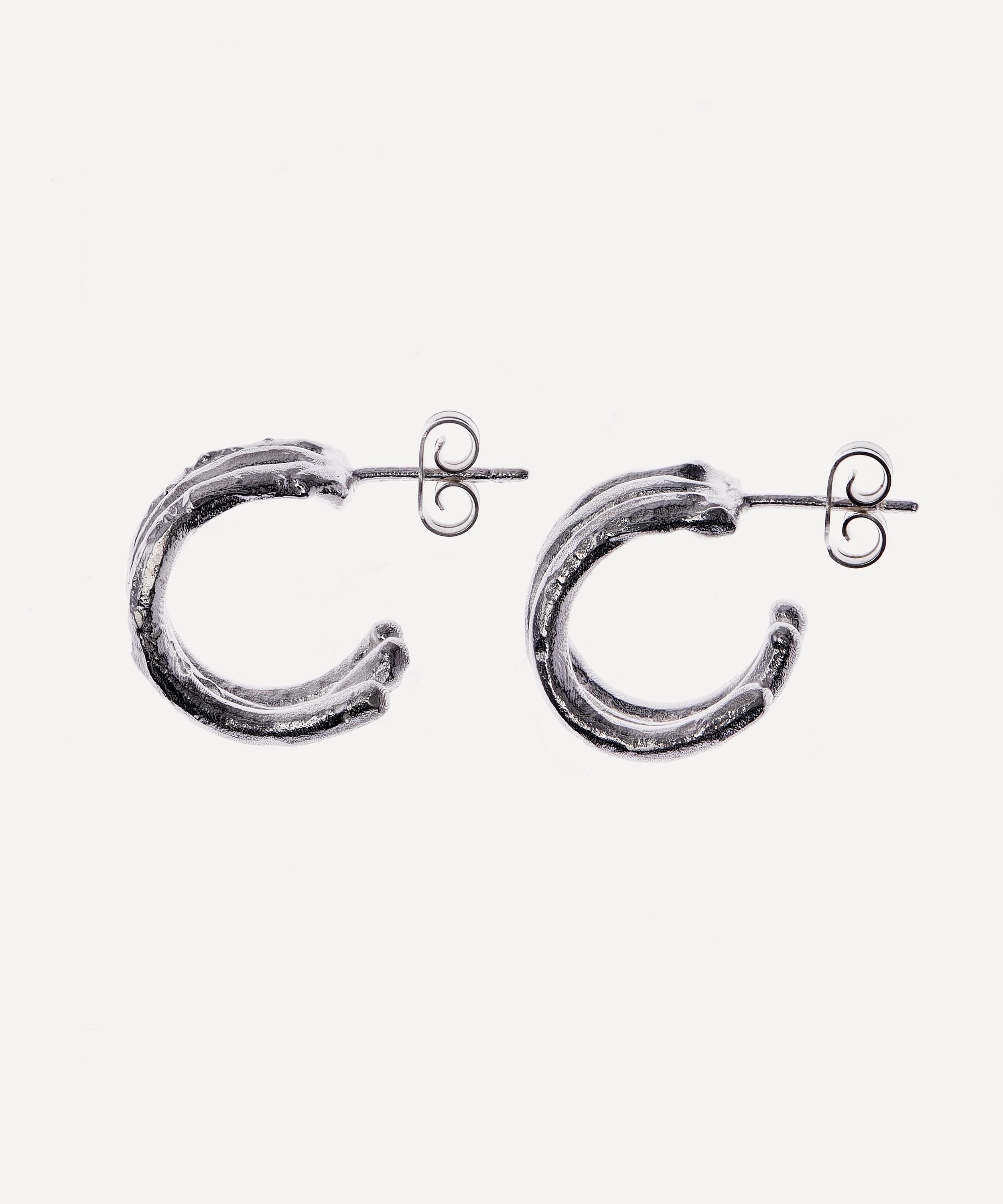 Alighieri - Sterling Silver Child’s Pose Triple Hoop Earrings image number 3