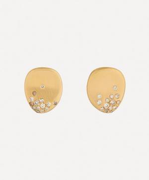 18ct Gold Urban Winter Mini Stud Earrings