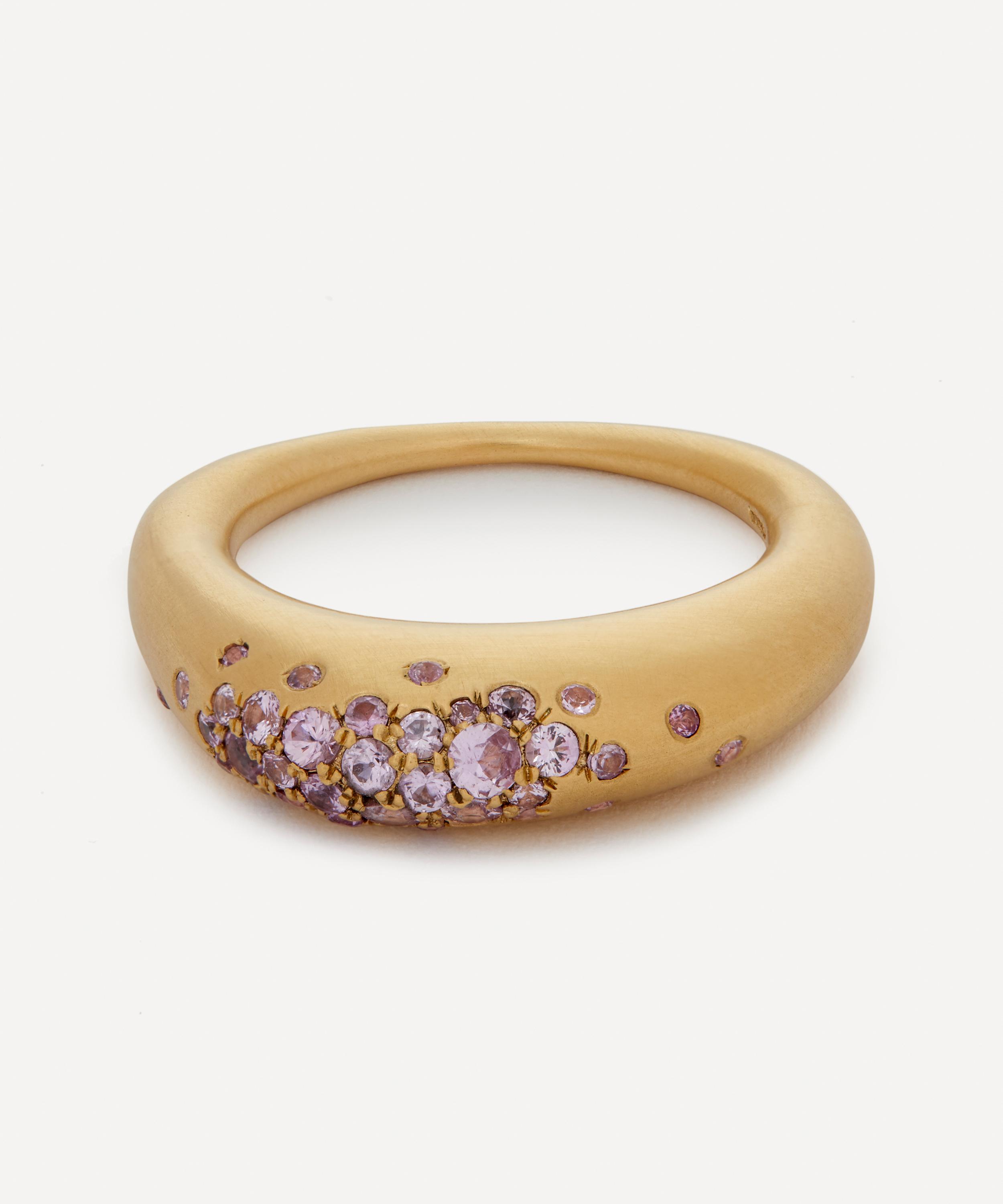 Nada Ghazal - 18ct Gold Urban Colour Ring Small