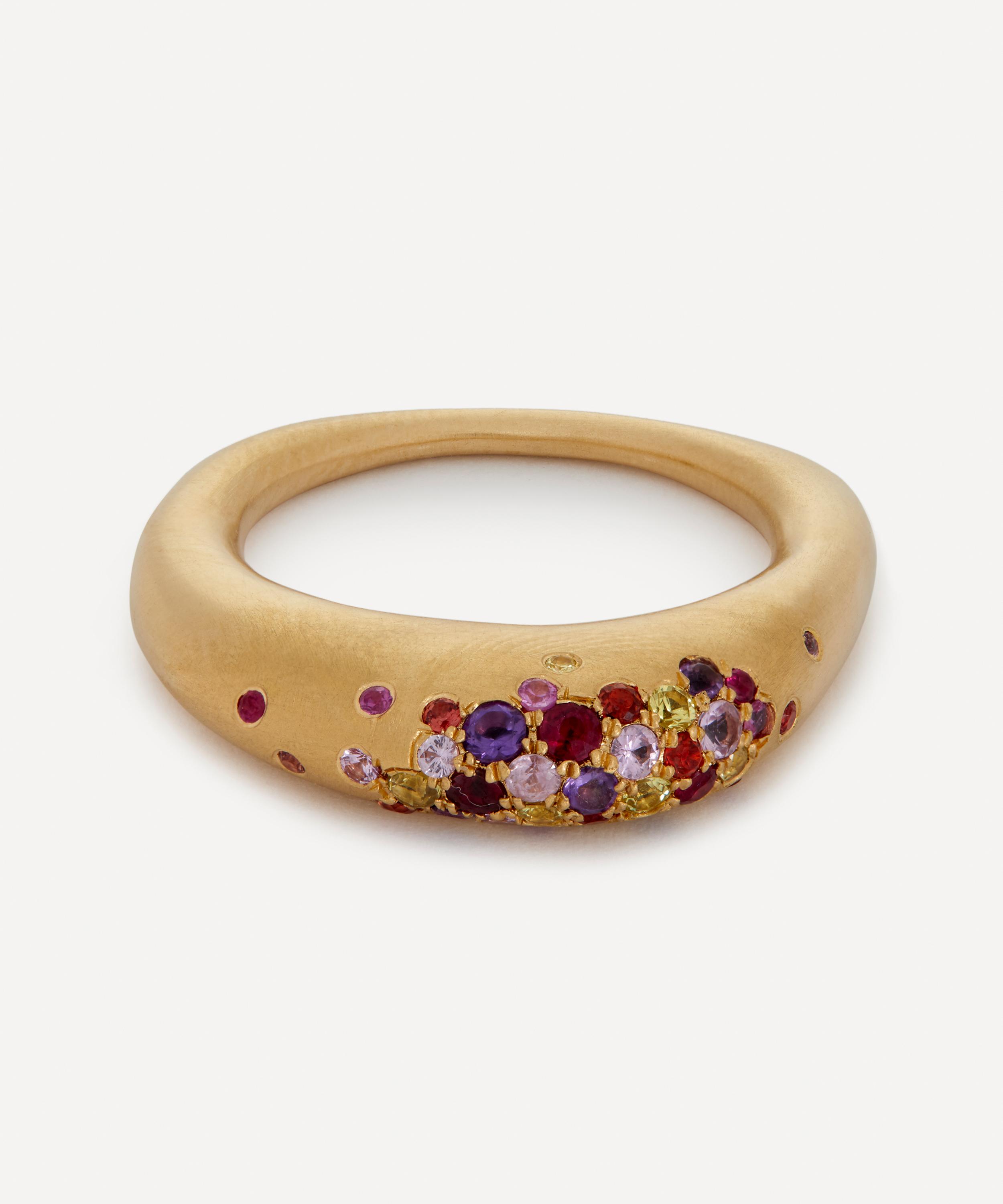 Nada Ghazal - 18ct Gold Urban Summer Nights Ring Small