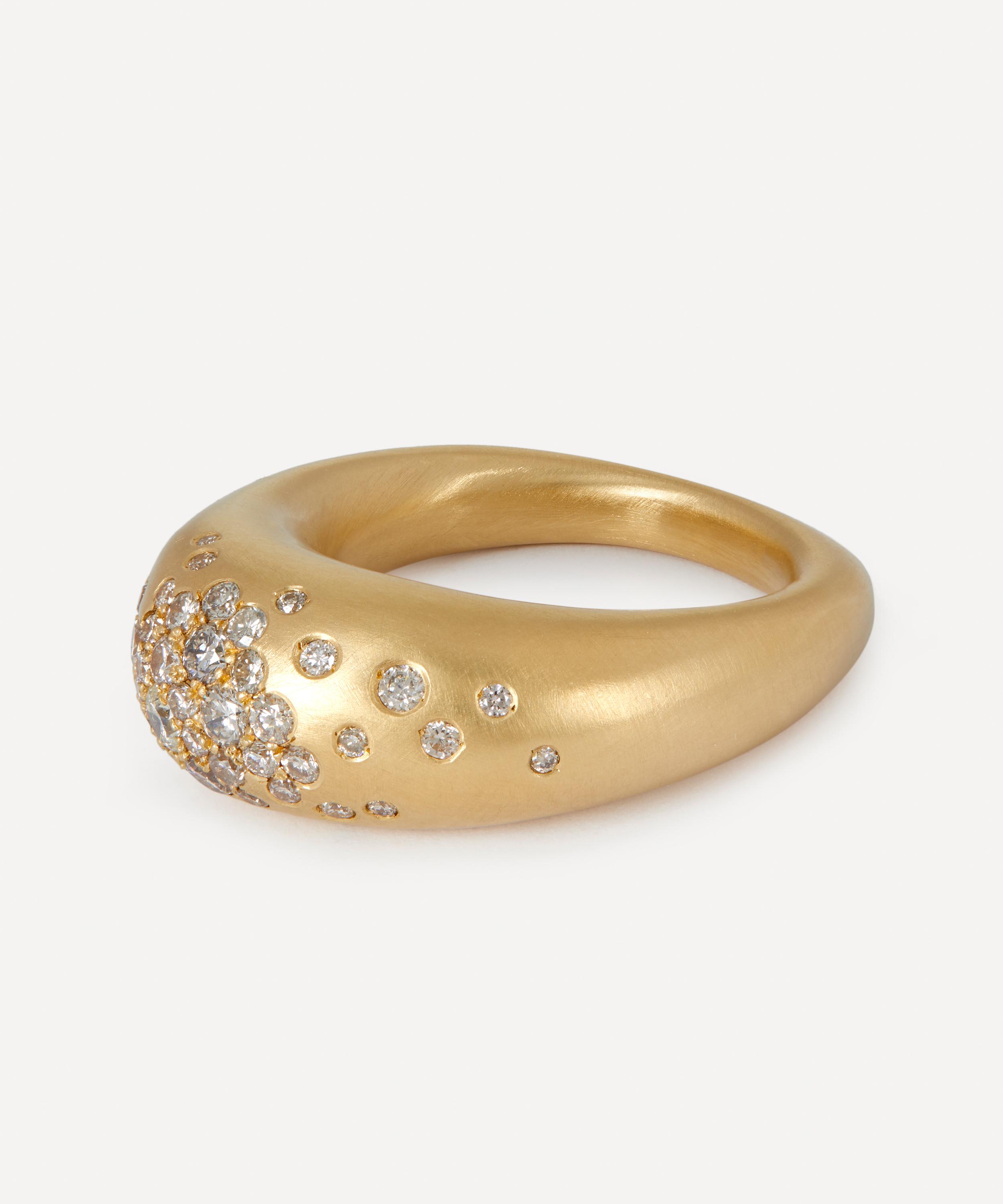 Nada Ghazal - 18ct Gold Urban Winter Ring Big image number 2