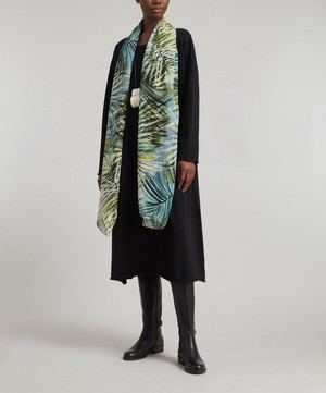 Eskandar - Cashmere Side Panelled Bateau-Neck Dress image number 1