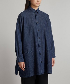 Eskandar - A-Line Shirt Jacket image number 2