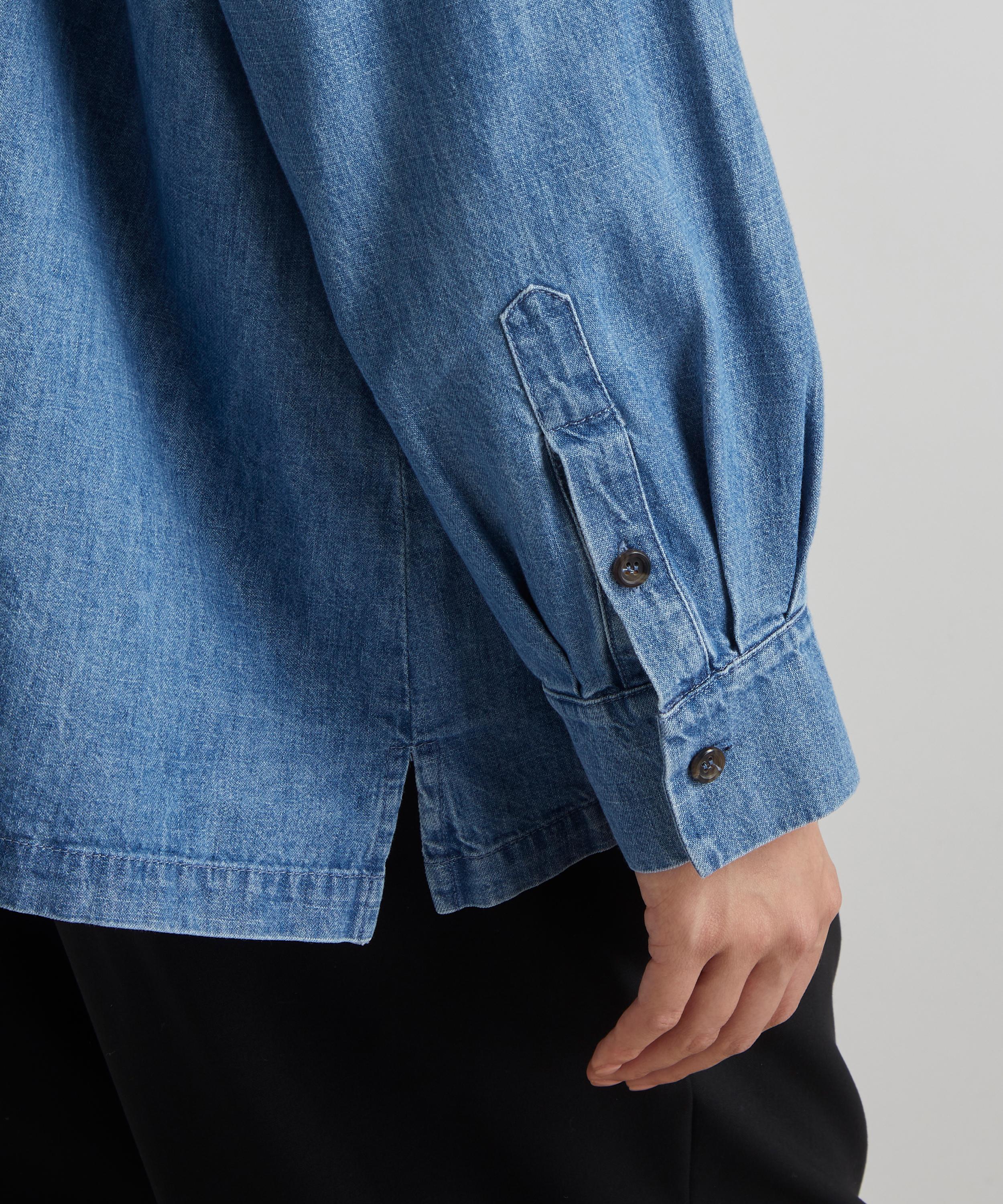 Eskandar Wide A-Line Collar Shirt | Liberty