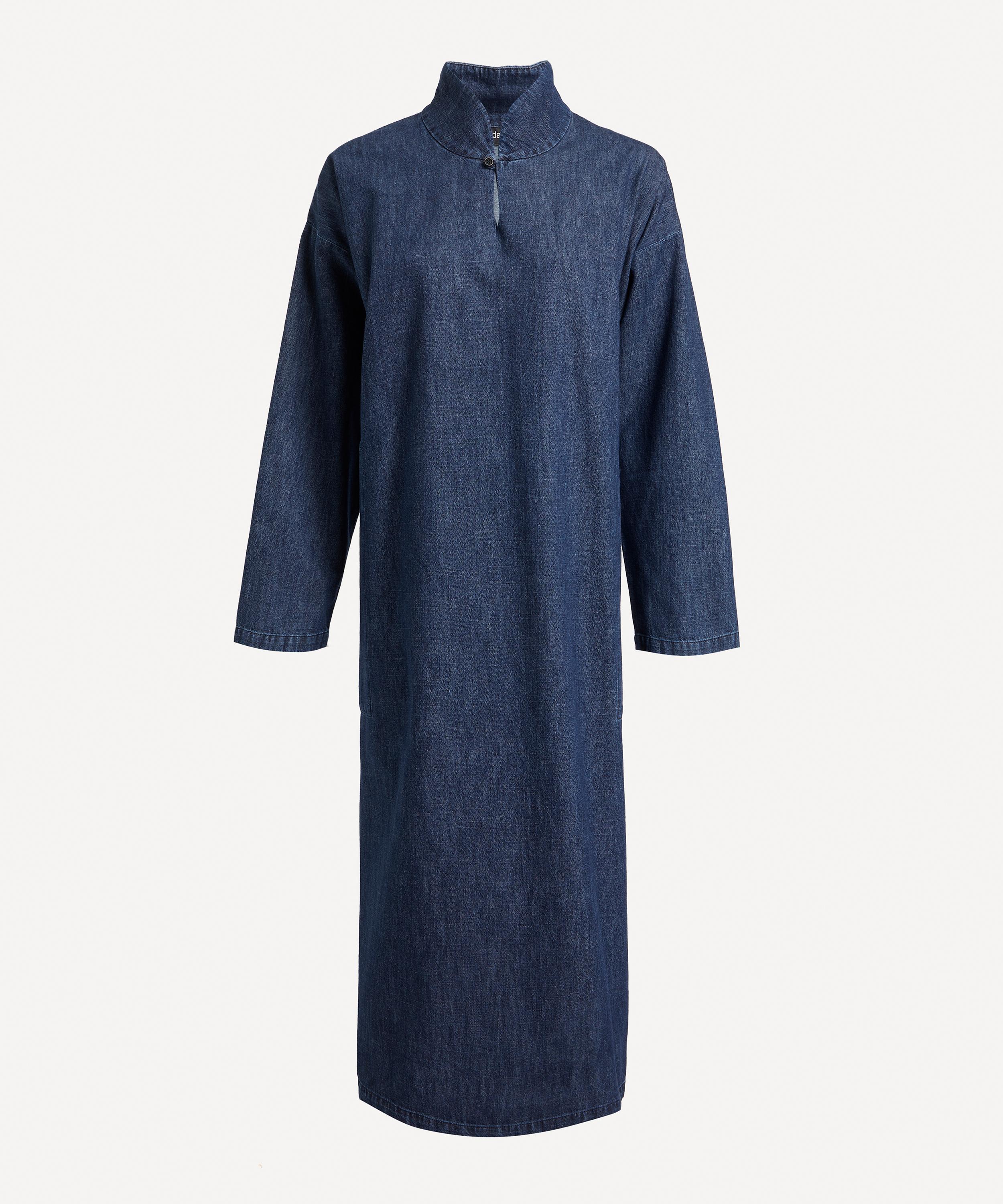 Eskandar - Chinese Collar A-Line Dress image number 0
